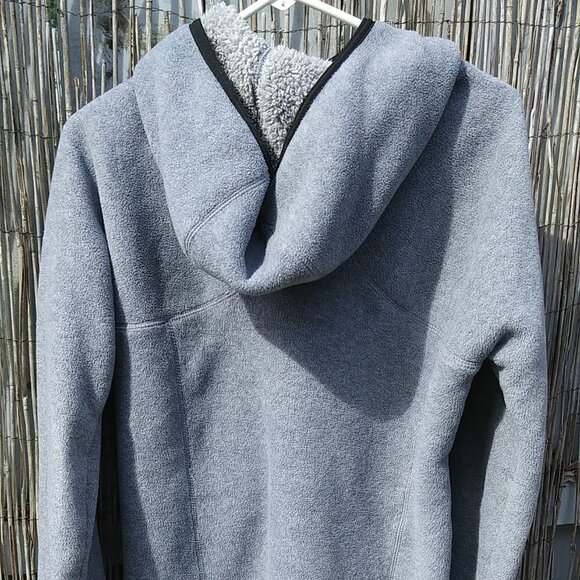 Reebok Fleece Faux Sherpa-Lined Hooded Jacket - S - Picture 9 of 15